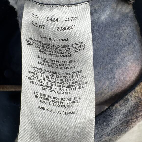 Columbia Jacket Womens Small Pink Brown Plaid Fleece Shacket Outdoors Pockets - Picture 9 of 12